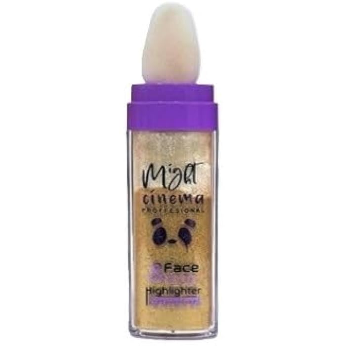 Might Cinema - Highlighter Powder, Face & Body, With Sponge, Model - 4099 (103) - Image 4